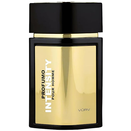 Lattafa Vurv Profumo Intensity – Agrumes, Aquatique, Boisé, Cuir – Eau de Parfum Parfum Longue Durée pour Homme, 3,4 Onces / 100 ml